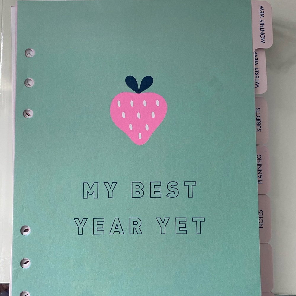 Kikki k A5 planner insert